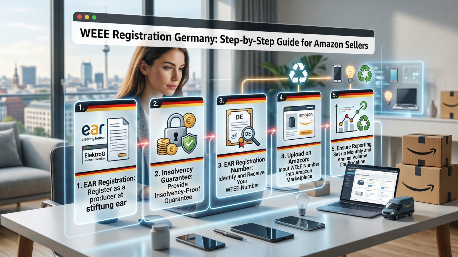 WEEE Registration Germany: Step-by-Step Guide for Amazon Sellers