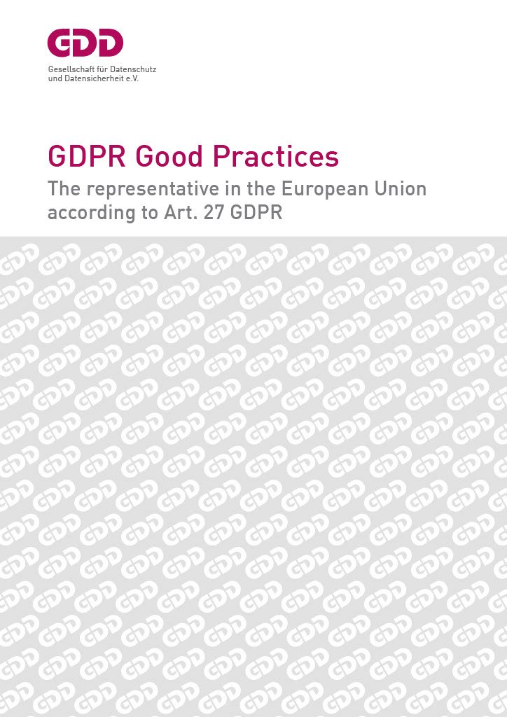 GDPR Good Practices Article 27 Europe